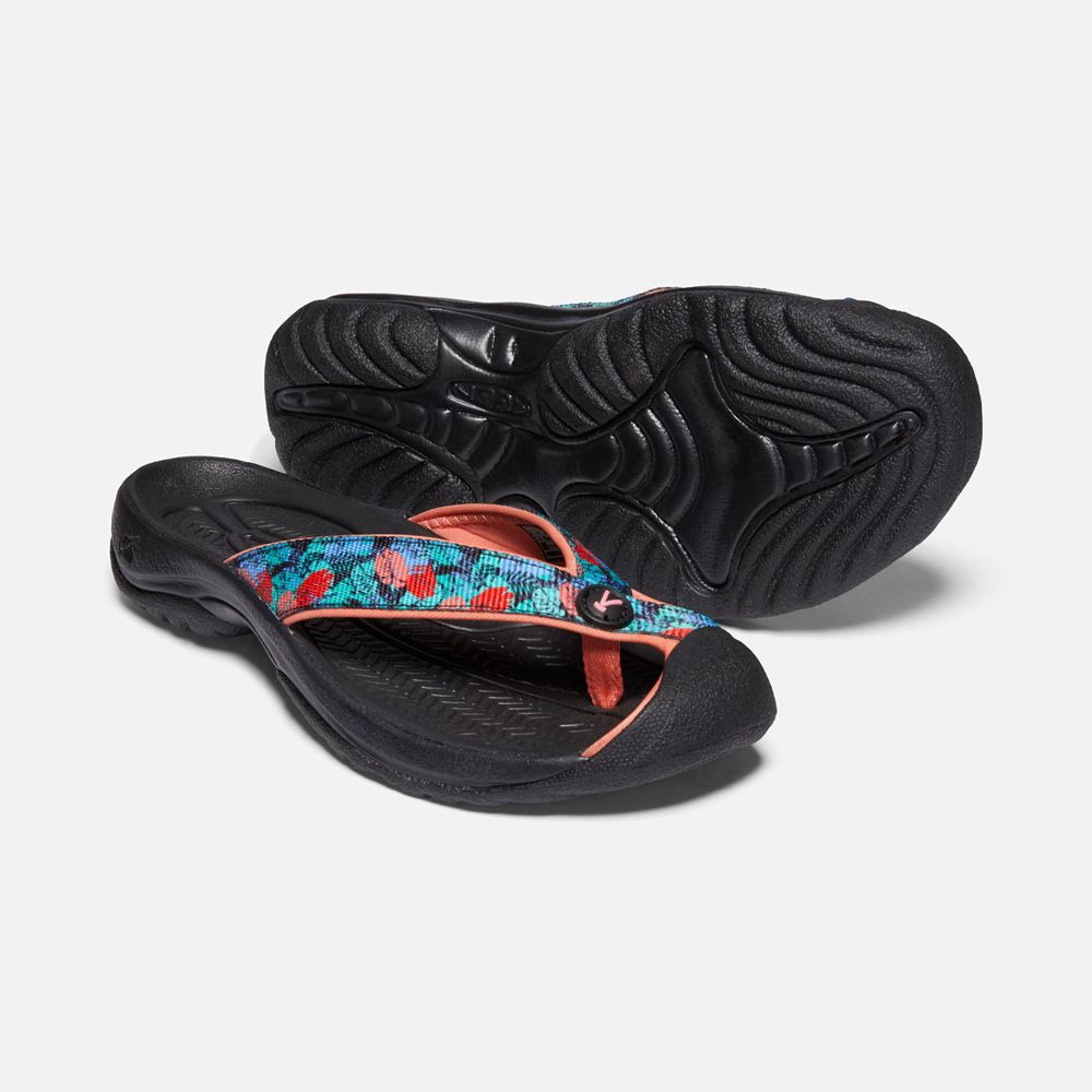 Keen Parmak Arası Terlik Kadın Siyah - Waimea H2 Sandal - Türkiye ROCH49387